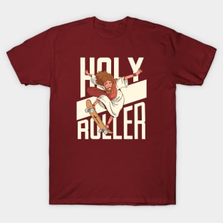 Holy Roller | Funny Skateboarding Jesus T-Shirt